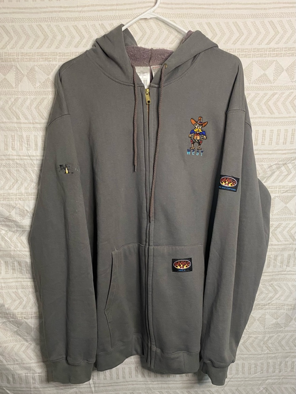 Grey FR hoodie size XL